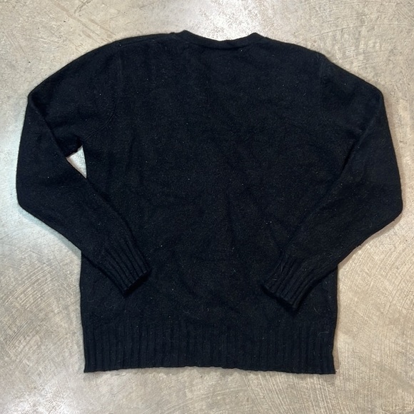 GADDY Black Lambs wool and Angora blend black cardigan vintage -ispy - Picture 3 of 3